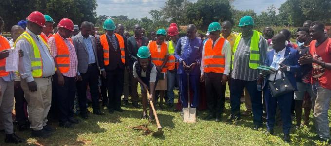 Launching the construction of Zibondo Seed Secondary School